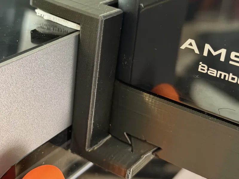 Front bracket for AMS HT side-mount X2D, P1S, P2S