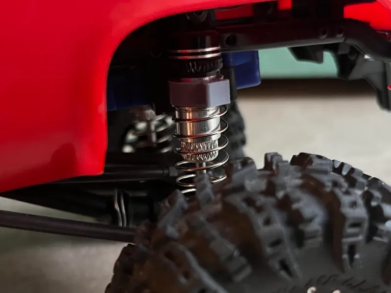 TRX4M Shock spring spacers