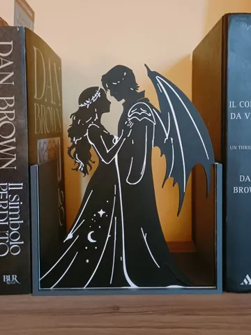 Letrero o emblema decorativo: Starlight & Shadow Bookend Feyre and Rhysand — vista de referencia 2