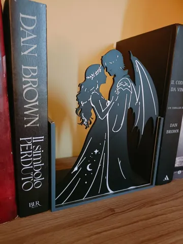 Letrero o emblema decorativo: Starlight & Shadow Bookend Feyre and Rhysand — vista de referencia 5
