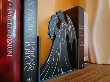 Letrero o emblema decorativo: Starlight & Shadow Bookend Feyre and Rhysand — vista de referencia 4