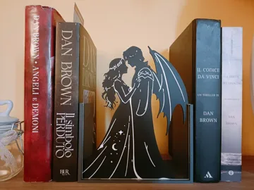 Letrero o emblema decorativo: Starlight & Shadow Bookend Feyre and Rhysand — vista de referencia 3