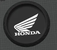With Honda logo