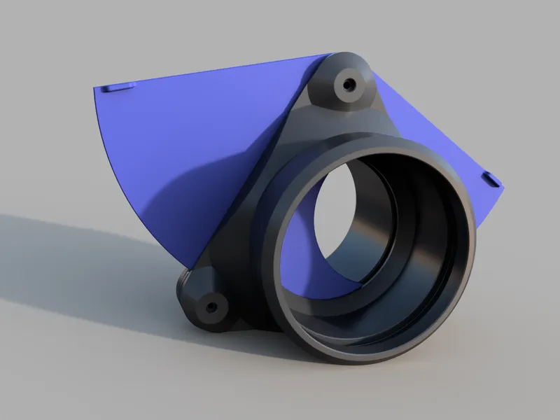 Blast Gate HT-DN110 with flange