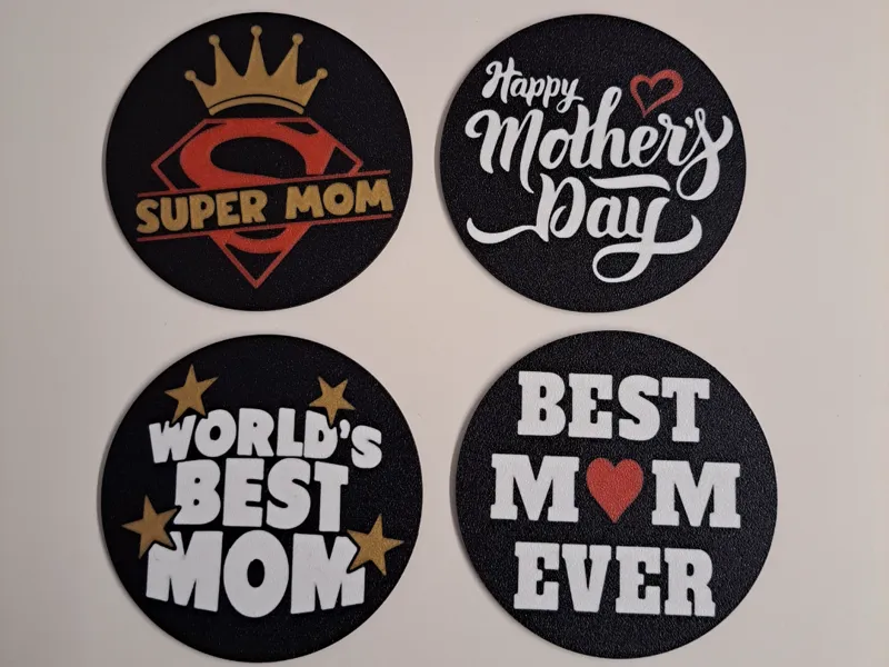 Moms Day Coasters