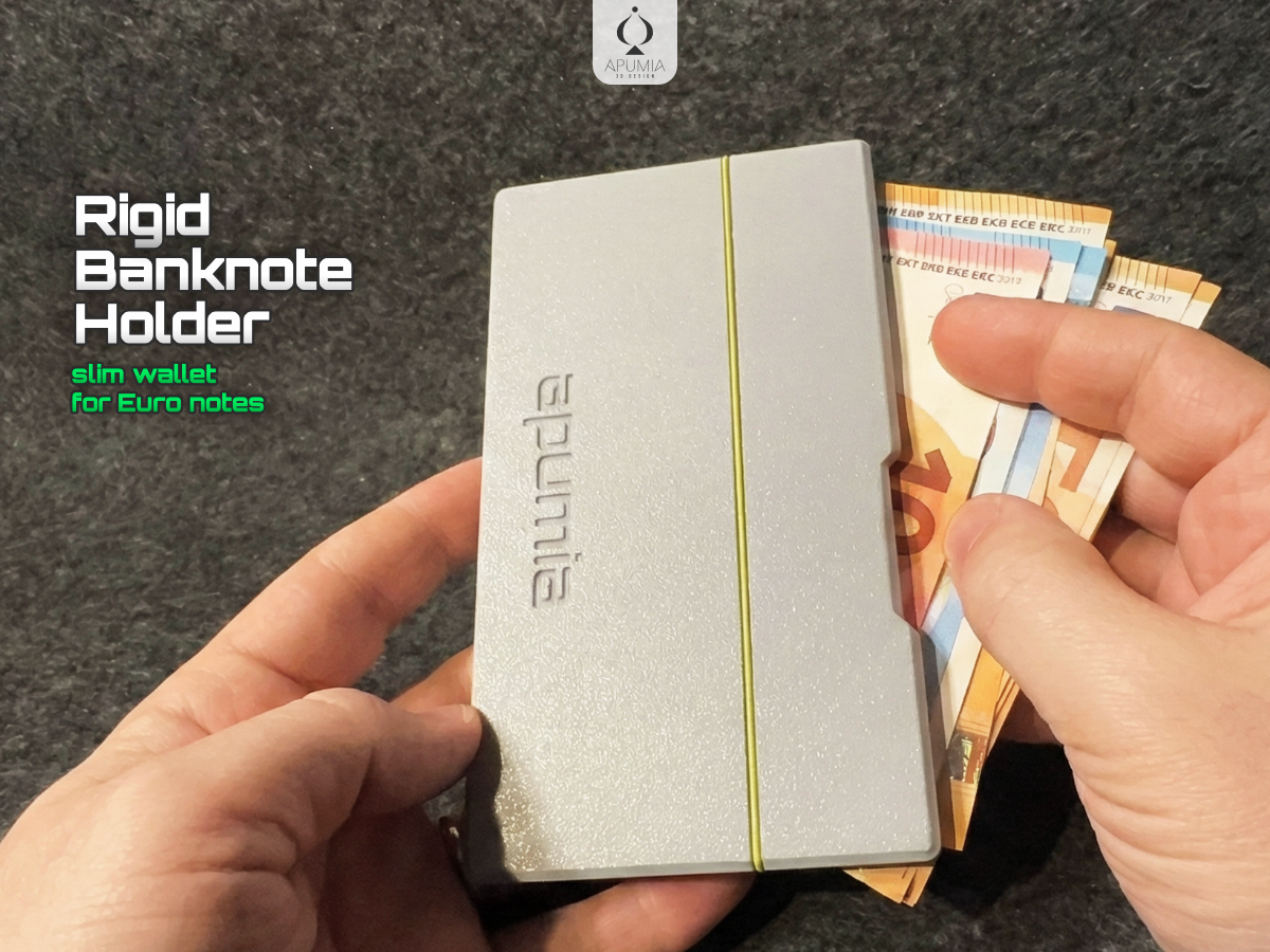 Rigid Banknote Holder – Slim Wallet (5–50€)