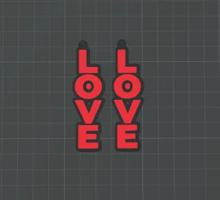 Earrings Love