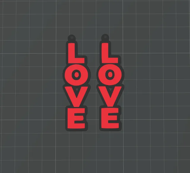 Earrings Love