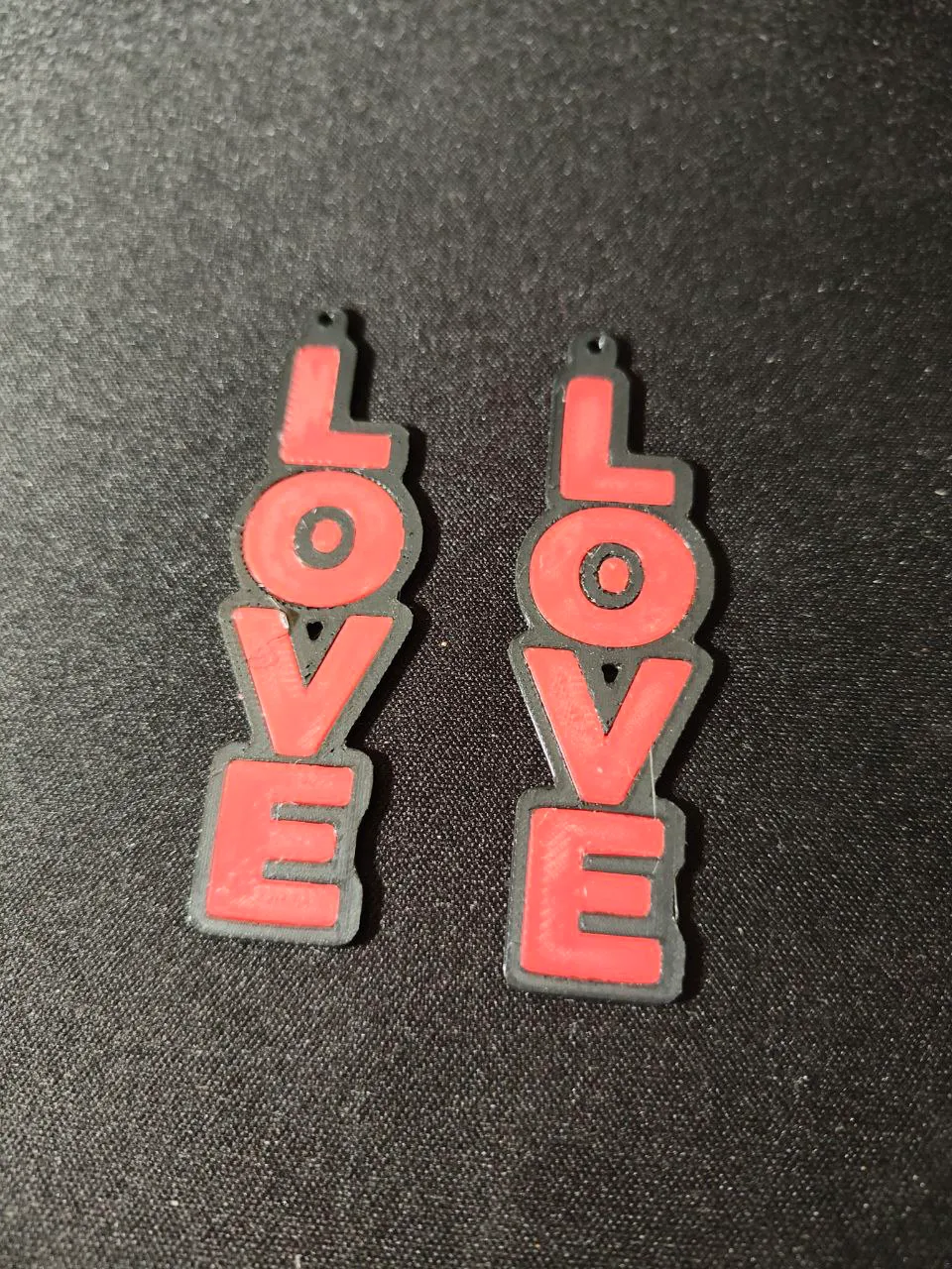 Earrings Love view 2