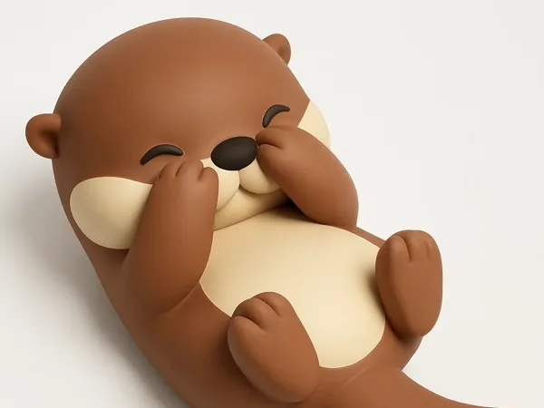 Loutre timide