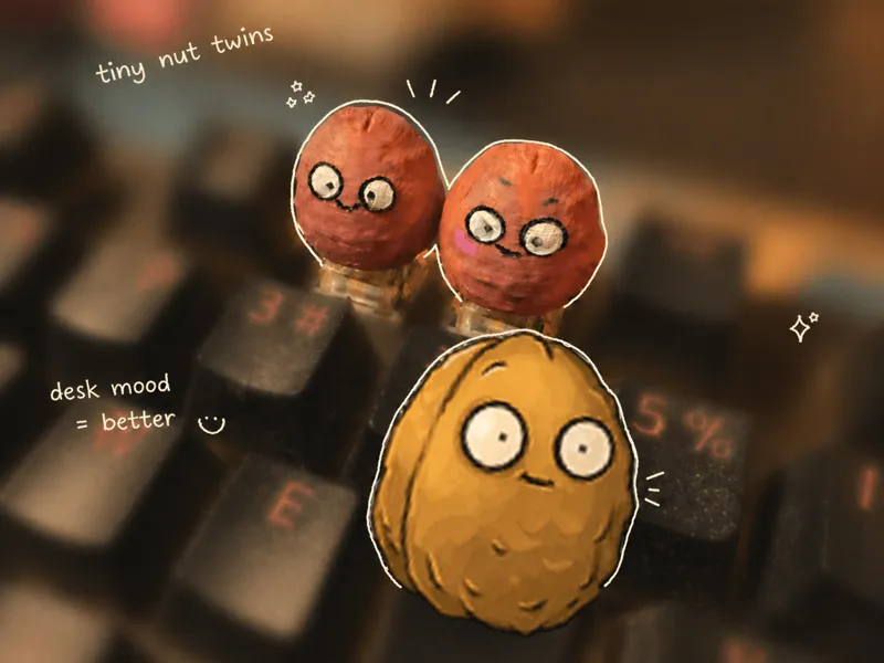 Walnut Keycap