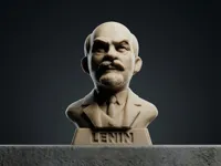 10 cm bust of Lenin, 0.2mm layer, 2 walls, 15% infill