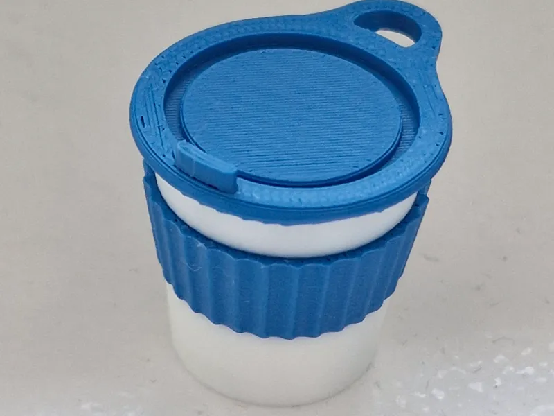 Coffee cup key chain