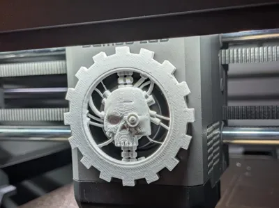 P2S Fan Cover - Adeptus Mechanicus Themed