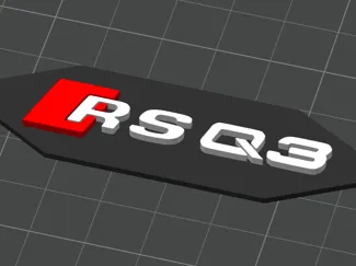 Logo Audi RSQ3 
