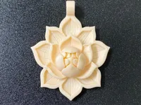 Pendentif fleur de lotus — photo 1