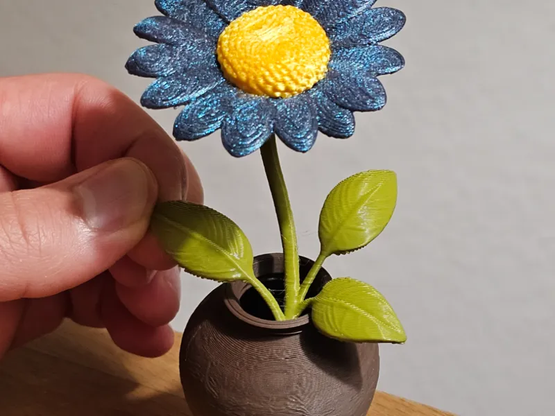 Blume mit Vase