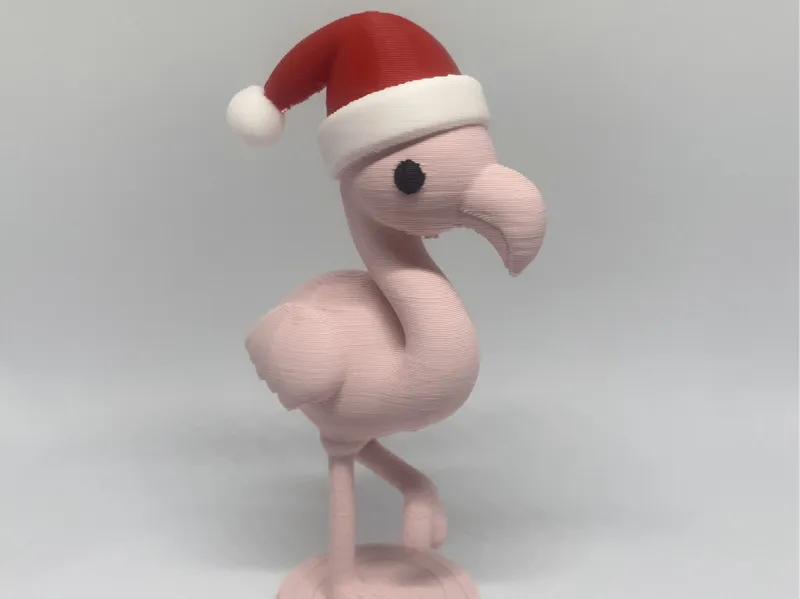 Christmas Flamingo