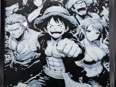 Luffy & the Crew Painting