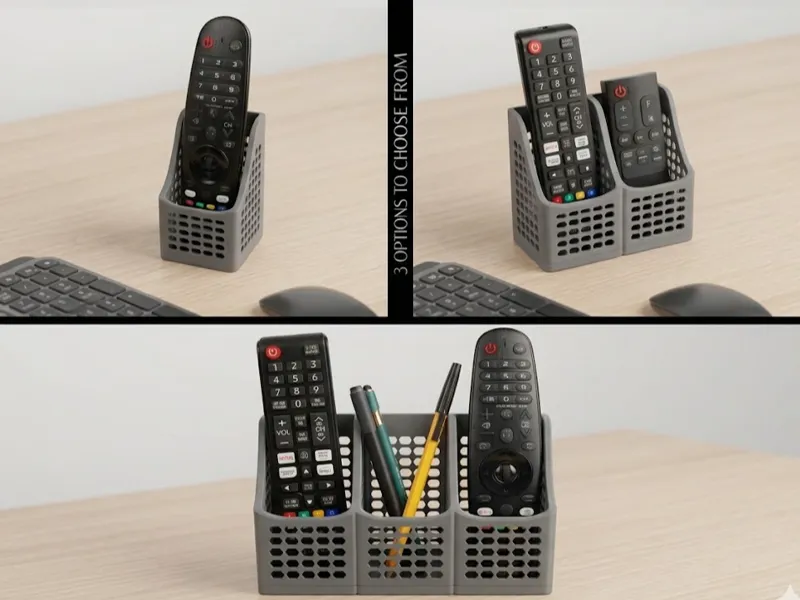 Remote Control and Pen Holder Organizer