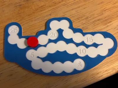 Deep Sea Adventure Submarine Game Board