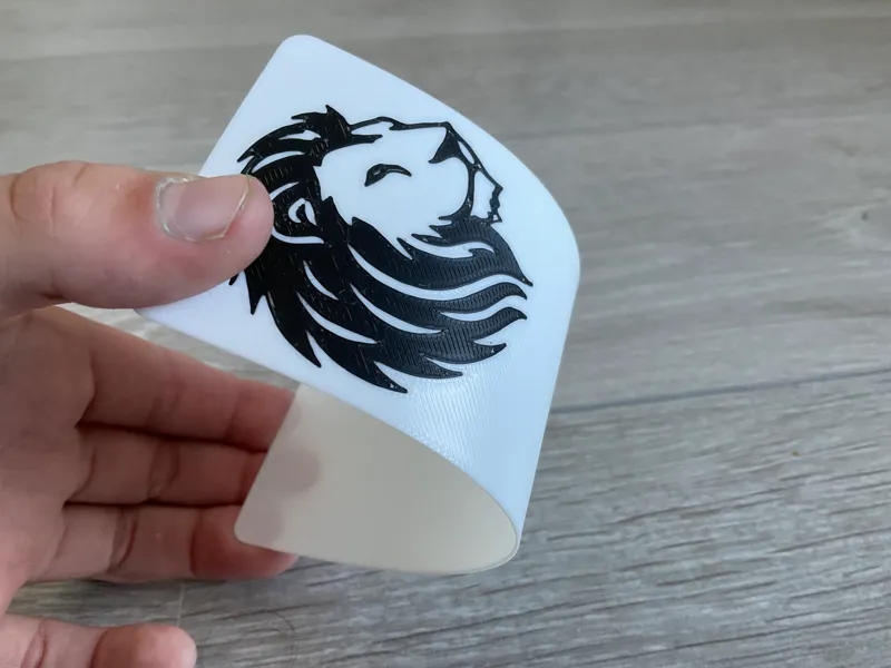Lion Bookmark 2 Color