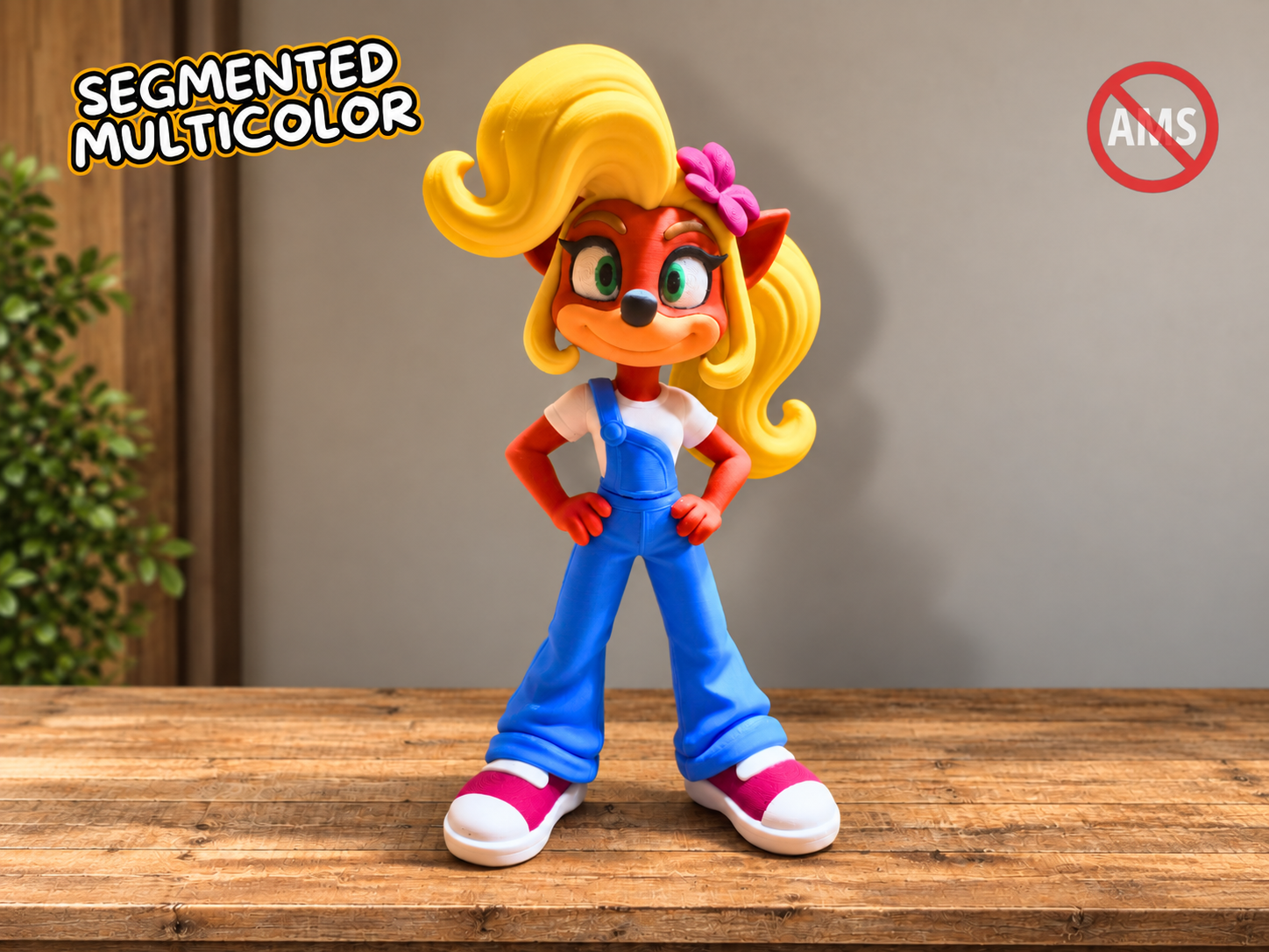 Coco Bandicoot – Segmented Multicolor NO AMS 15 cm - 1