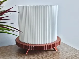Circular Ribbed Lamp Led Kit 001
