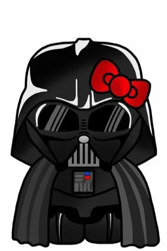 Kitty Vader keychain 