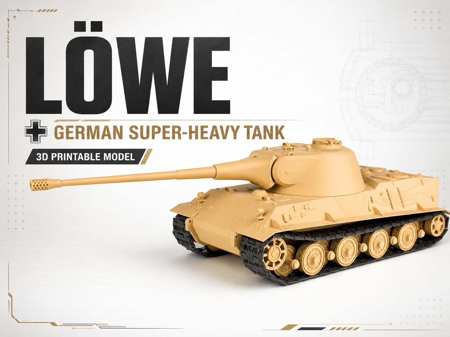 LOWE World War II German Super-Heavy Tank - 1