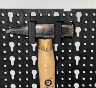 Hammer Holder for Parkside Pegboard