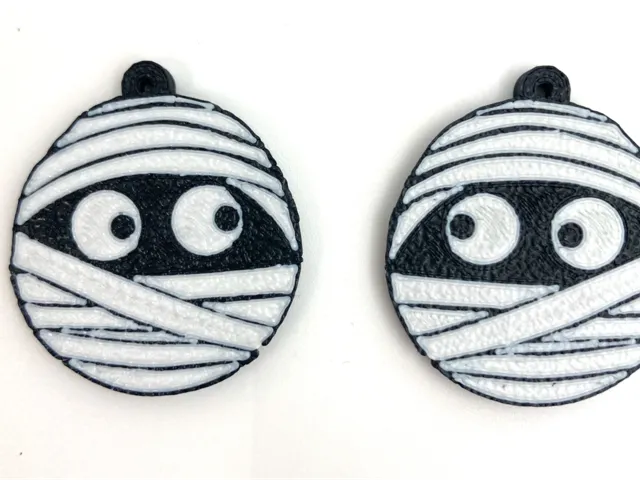 Halloween Scary Mummy Earring / Pendientes Momia