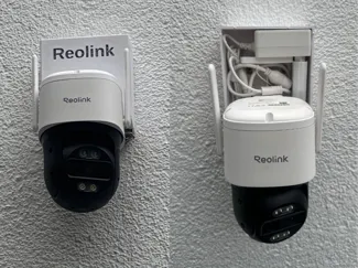 Reolink mount TrackMix camera surveillance wall