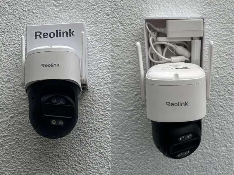 Reolink mount TrackMix camera surveillance wall