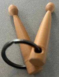 Porte-clés baguettes de batterie — photo 1