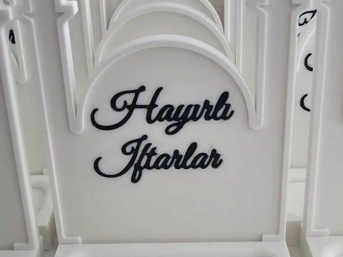 Ramadan Decoration Date Holder / Tischaufsteller 