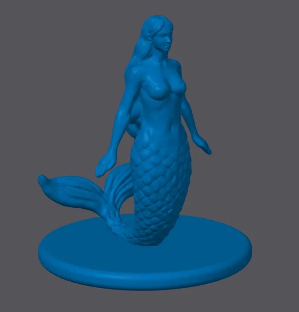 Sirène avec socle