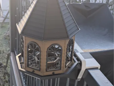 Premium Bird Feeder Railing Mount