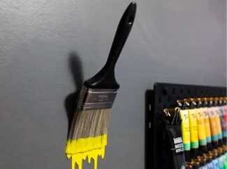 Floating Paintbrush Wall Hook/Wall Art
