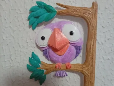 Little bird on the tree