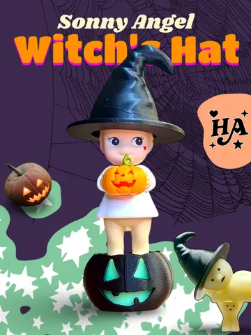 Adorno temático: Witch’s Hat for Trinket Toys Sonny Angel Smiski — vista de referencia 2