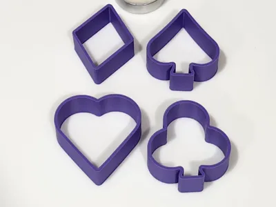 Card Suit 2in Cookie Cutters