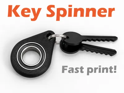 Spinner keychain