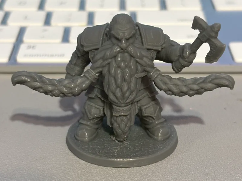 Braided Beard Dwarf – Tabletop Miniature