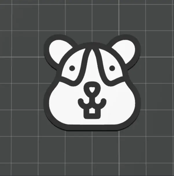 Porte clef Hamster view 2