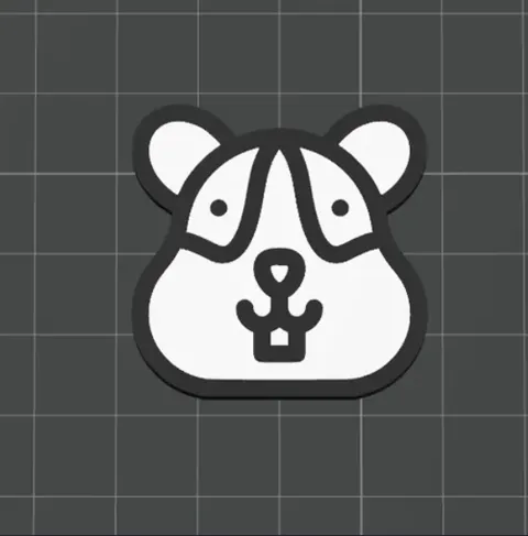 Porte clef Hamster view 2