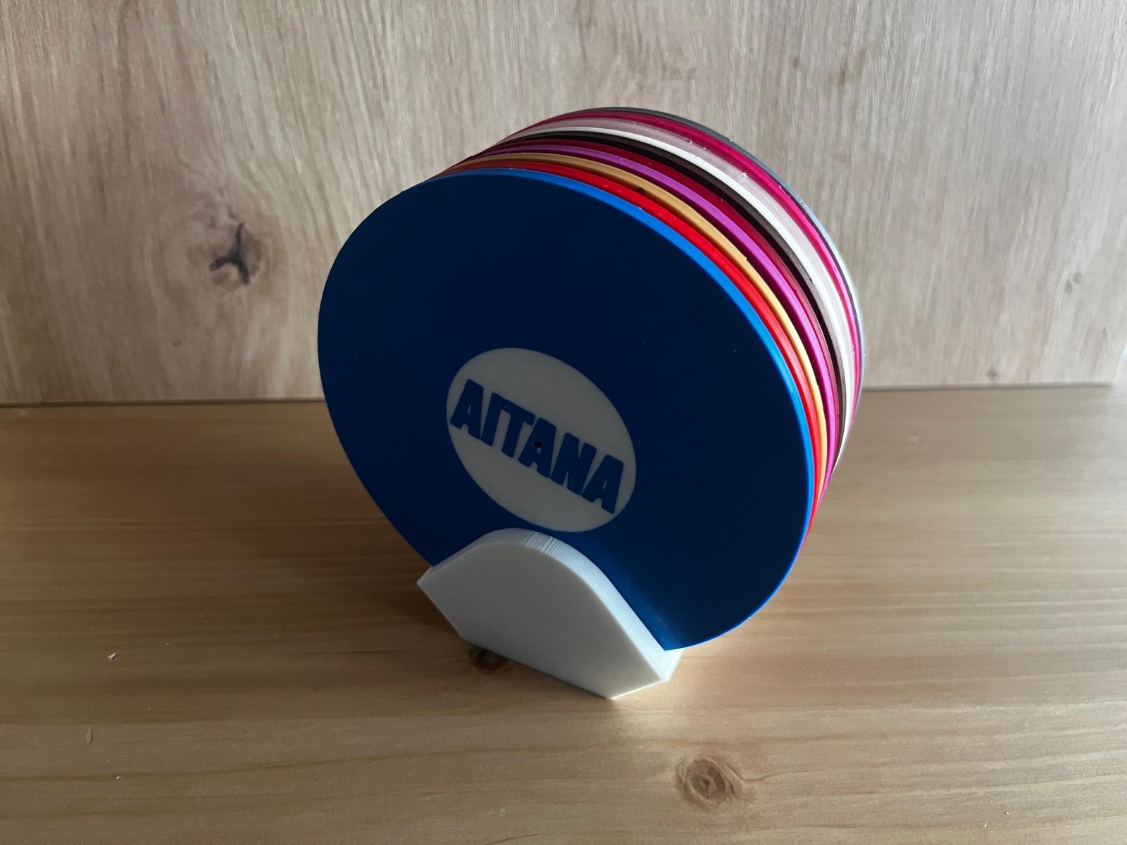 Soporte posavasos - 10 discos - 110 mm x 3 mm