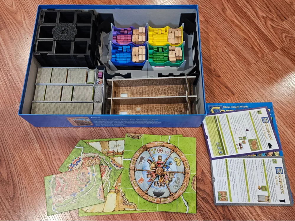 Xerses - Carcassonne Big Box 5 + 확장판 인서트 - 무료 3D 프린트 모델 - MakerWorld