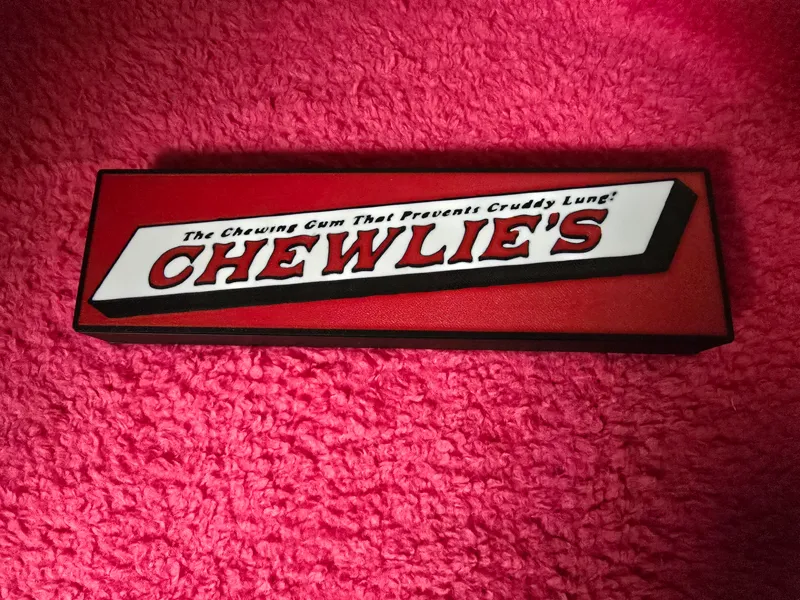 Clerks Chewlie's Gum Lightbox