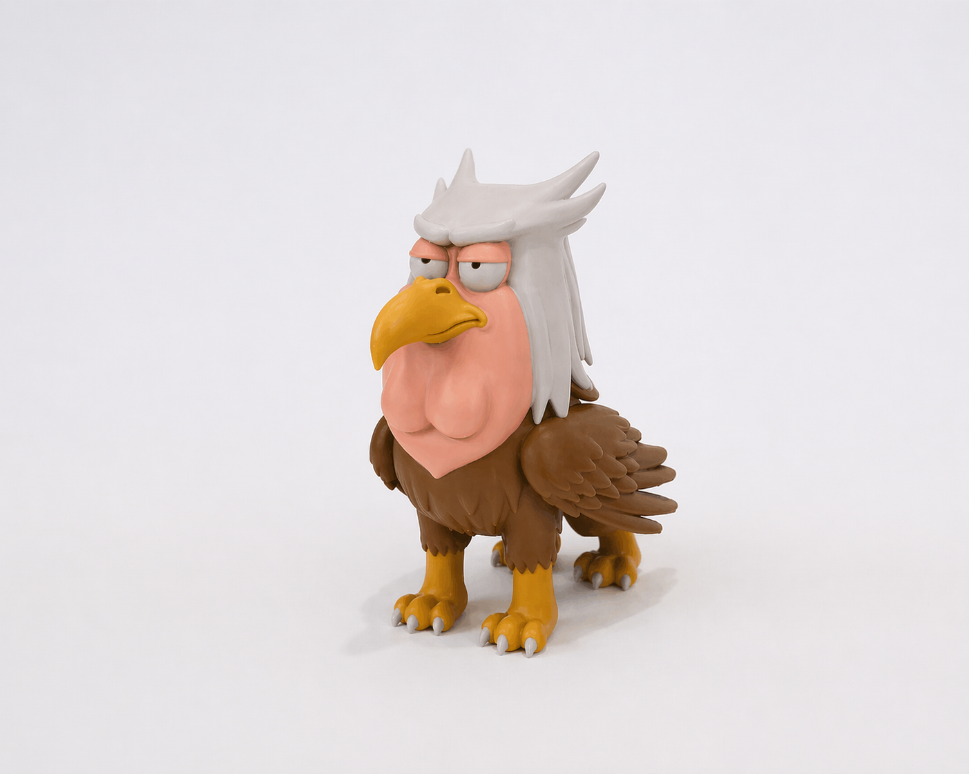 Miniatura 1 do modelo 3D Grumpy Griffin Guy
